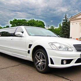030 Лимузин Mercedes W221 S600 белый - авто на свадьбу в Киеве - портфолио 4