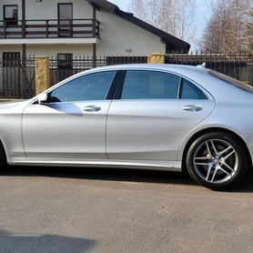 083 Vip-авто Mercedes W222 S500L серебристый - авто на свадьбу в Киеве - портфолио 3