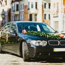 118 BMW 745L черный - авто на свадьбу в Киеве - портфолио 1