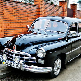 204 Ретро автомобиль ZIM GAZ-12 черный - авто на свадьбу в Киеве - портфолио 1