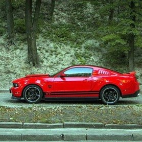 269 Ford Mustang GT Sport красный - авто на свадьбу в Киеве - портфолио 3