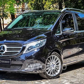 274 Микроавтобус Mercedes V класс черный - авто на свадьбу в Киеве - портфолио 4
