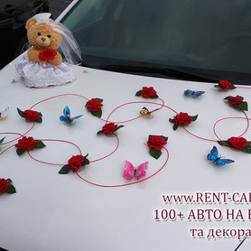 Украшения на свадебные авто - авто на свадьбу в Львове - портфолио 3