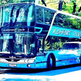 372 Автобус Van Hool 75 мест 2-х этажный - авто на свадьбу в Киеве - портфолио 1