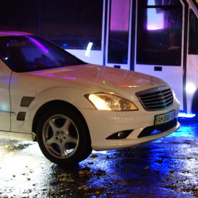 Mercedes 221 Long - авто на свадьбу в Киеве - портфолио 5