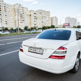 Mercedes 221 Long - авто на свадьбу в Киеве - портфолио 2