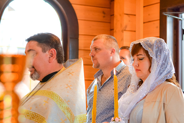 Венчание в храме Георгия Победоносца - фото №13