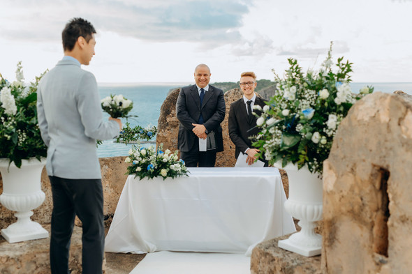 Позитивная семейная свадьба в Италии - фото №60