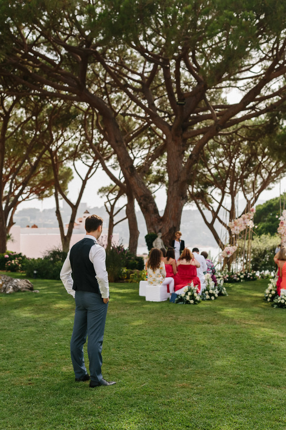 Красивая испанская свадьба на побережье - фото №33
