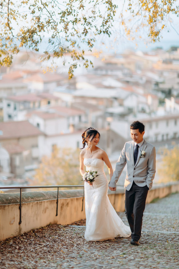 Позитивная семейная свадьба в Италии - фото №100
