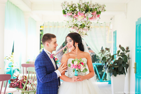 Свадьба Дарины и Максима в стиле Тиффани - фото №10