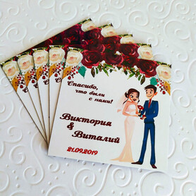 BestMagnets - магнитики-подарки гостям на свадьбе - свадебные аксессуары в Полтаве - портфолио 4