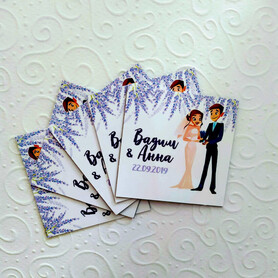 BestMagnets - магнитики-подарки гостям на свадьбе - свадебные аксессуары в Полтаве - портфолио 3