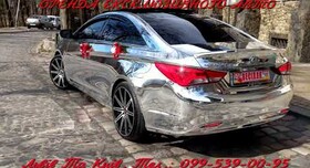 ЭКСКЛЮЗИВНАЯ ЗЕРКАЛЬНАЯ HYUNDAI SONATA YF - авто на свадьбу в Киеве - портфолио 1