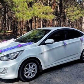 Hyundai Accent - авто на свадьбу в Запорожье - портфолио 4