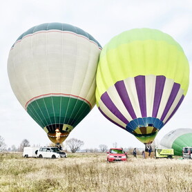 Полет на воздушном шаре Смайл - авто на свадьбу в Киеве - портфолио 5