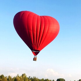 полет на воздушном шаре в форме Сердца - авто на свадьбу в Киеве - портфолио 1