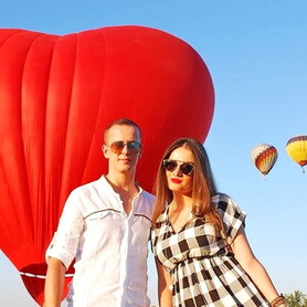 полет на воздушном шаре в форме Сердца - авто на свадьбу в Киеве - портфолио 4