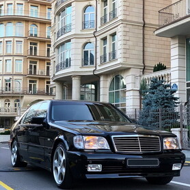 117 Mercedes Benz W140 S7.3 V12 Brabus черный - авто на свадьбу в Киеве - портфолио 6