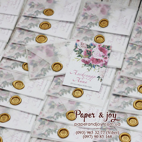 Paper & Joy - пригласительные на свадьбу в Киеве - портфолио 6