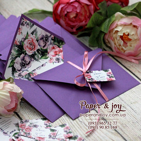Paper & Joy - пригласительные на свадьбу в Киеве - портфолио 4