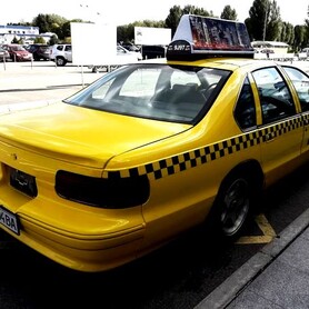 115 Chevrolet Caprice желтое такси - авто на свадьбу в Киеве - портфолио 4
