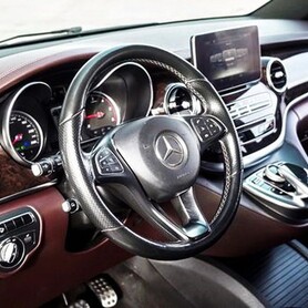 261 Mercedes V class белый прокат аренда - авто на свадьбу в Киеве - портфолио 5