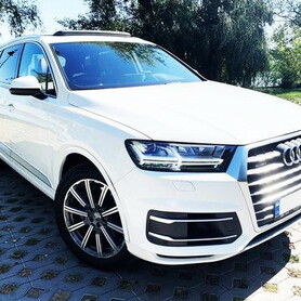 394 Внедорожник на свадьбу Audi Q7 белая аренда - авто на свадьбу в Киеве - портфолио 1