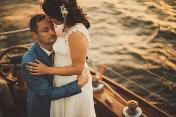 Свадебная фотосессия на яхте - фото №39