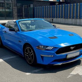 265 Ford Mustang GT синий кабриолет - авто на свадьбу в Киеве - портфолио 3