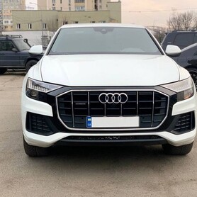037 Внедорожник Audi Q8 S Line белая на свыадьбу - авто на свадьбу в Киеве - портфолио 2