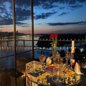 Ужин на крыше, завтрак на крыше, свидание на крыше - авто на свадьбу в Киеве - портфолио 3