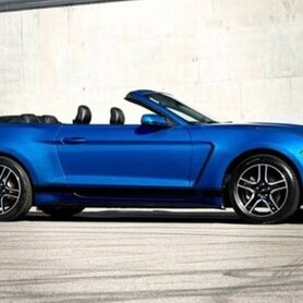 036 Ford Mustang GT синий кабриолет прокат - авто на свадьбу в Киеве - портфолио 1