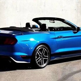 036 Ford Mustang GT синий кабриолет прокат - авто на свадьбу в Киеве - портфолио 5