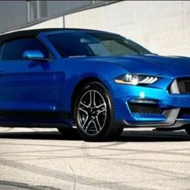 036 Ford Mustang GT синий кабриолет прокат - авто на свадьбу в Киеве - портфолио 2