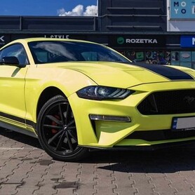 128 Ford Mustang GT 3.7 салатовый спорткар - авто на весілля
 у Києві - портфоліо 1