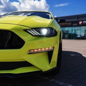 128 Ford Mustang GT 3.7 салатовый спорткар - авто на весілля
 у Києві - портфоліо 3