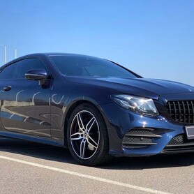 059 Прокат авто Mercedes Е Coupe W238 cиний - авто на весілля
 у Києві - портфоліо 1