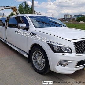 Лімузин Інфініті QX80 - авто на весілля
 у Рівному - портфоліо 1