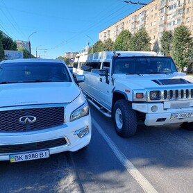 Лімузин INFINITI QX80 - авто на весілля
 у Львові - портфоліо 4