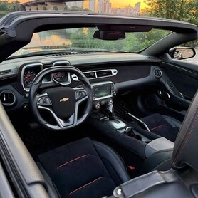 091 Прокат кабріолет Chevrolet Camaro чорний - авто на весілля
 у Києві - портфоліо 5