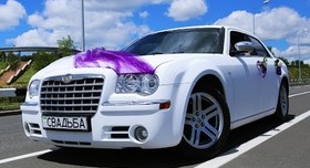 Свадебный Chrysler 300С белый, заказ авто - авто на свадьбу в Донецке - портфолио 1