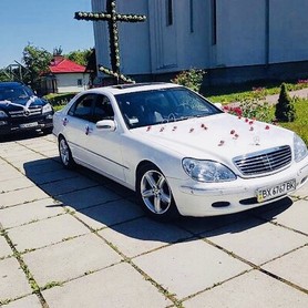 Mercedes s500 - авто на свадьбу в Львове - портфолио 1