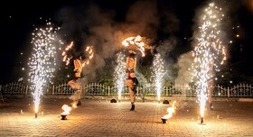 Огненное и пиротехническое шоу (фаер шоу) | Шоу-студия ЭРИАЛ - артист, шоу в Одессе - портфолио 2