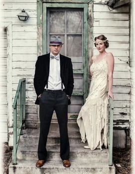 ретро стиль в свадебной фотосессии, свадьба в ретро стиле