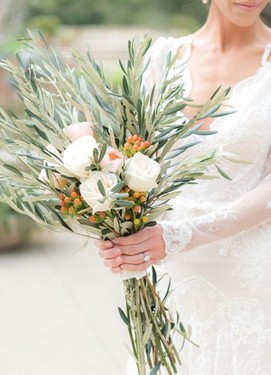 свадьба в греческом стиле , букет невесты в греческом стиле