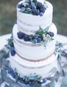 свадебный торт рустик