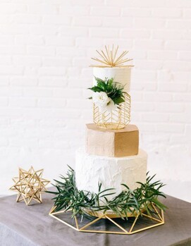 свадебный торт геометрия