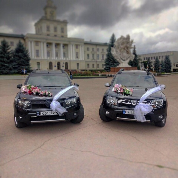 Весільний Кортеж Renault Duster та Dacia Duster 