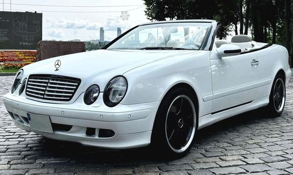 113 Mercedes 208 clk cabrio білий 